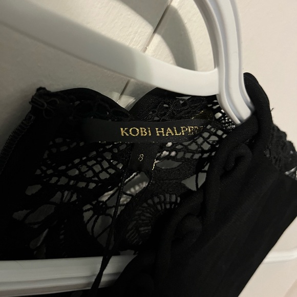 NWT Kobi Halperin Lace Back Dress - Picture 2 of 10